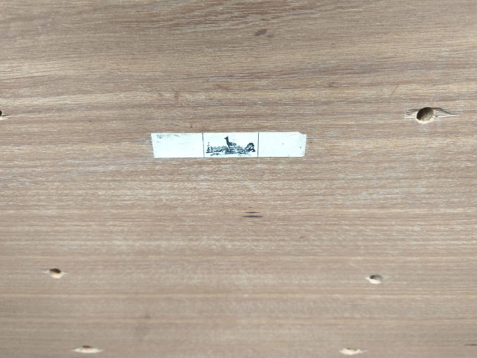 Haslev Wood and Tile Coffee Table by Otto Detlefsen, 1960s