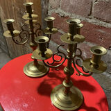 Pair of vintage brass candlesticks