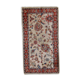 Vintage Pakistani carpet Lahore handmade 77cm x 141cm 1950s, 1C391