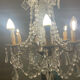 Glass style chandelier