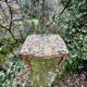 Large antique footrest in the Louis XV style.