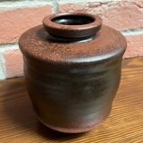 Steuler ceramic vase model 851/14 - brown mid-century modern design by Heiner Balzar