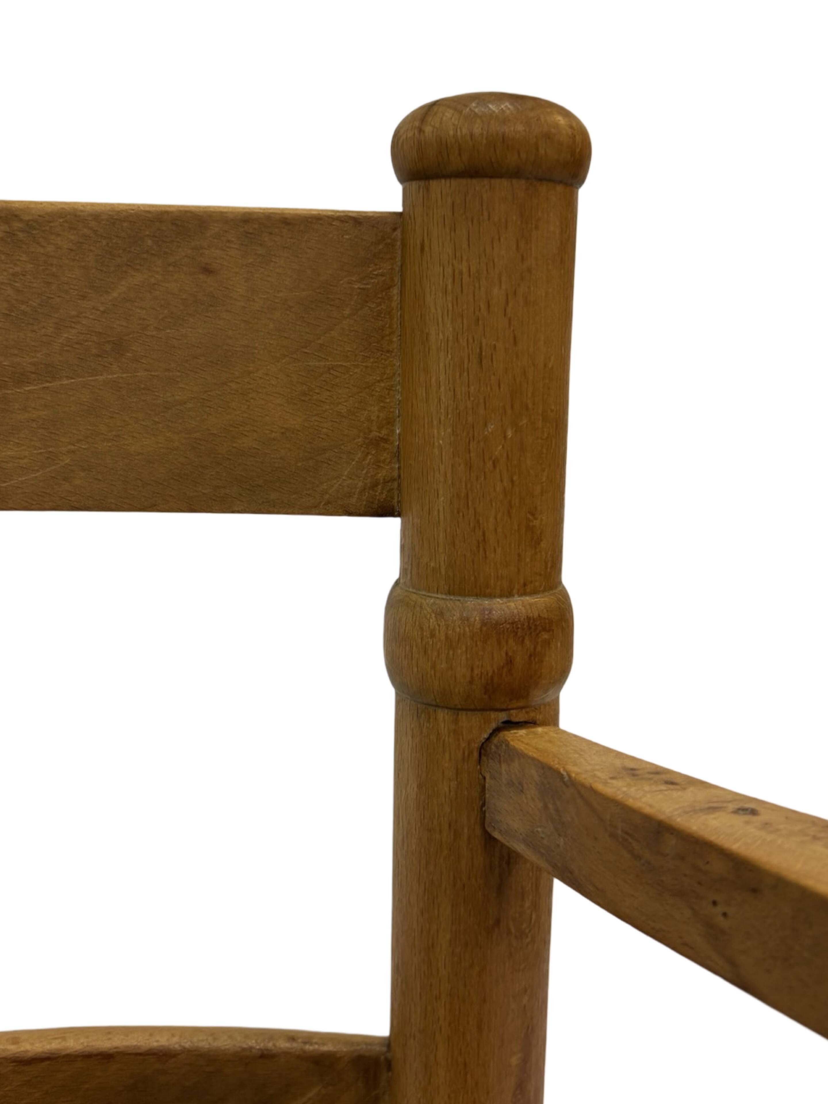 Art Deco chair minimalist oak wicker minimalist design