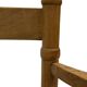 Art Deco chair minimalist oak wicker minimalist design