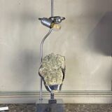 Table lamp, metal and quartz