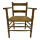 Art Deco chair minimalist oak wicker minimalist design