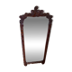 Carved wooden full-length mirror