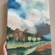 Peinture sur panneau bois