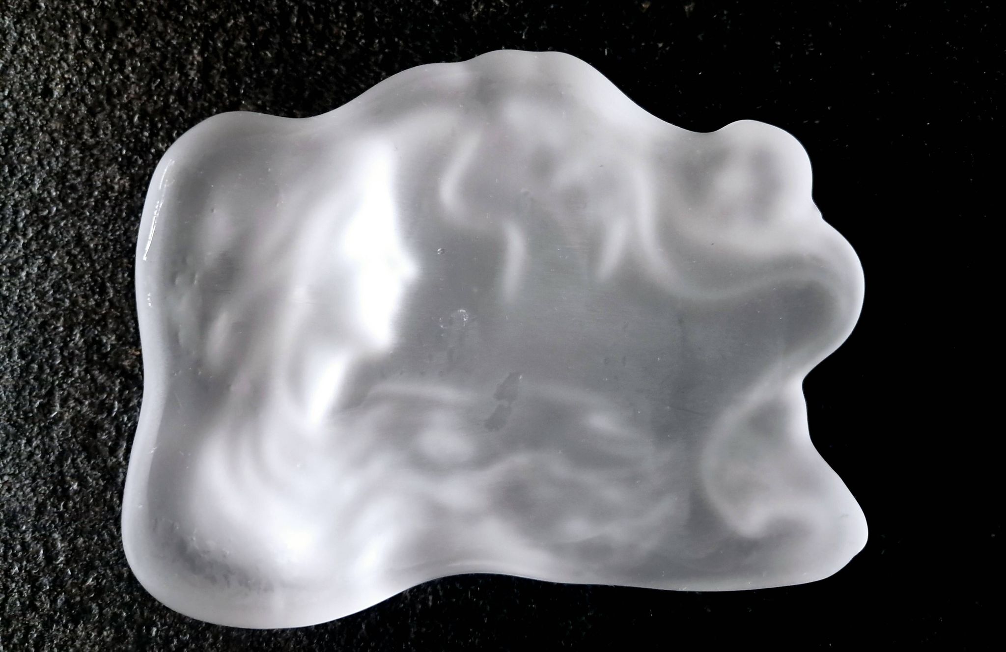 Rare sculpture Art Deco / plat à anneaux