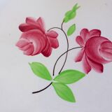 2 Luneville dessert plates, Rose Mai model