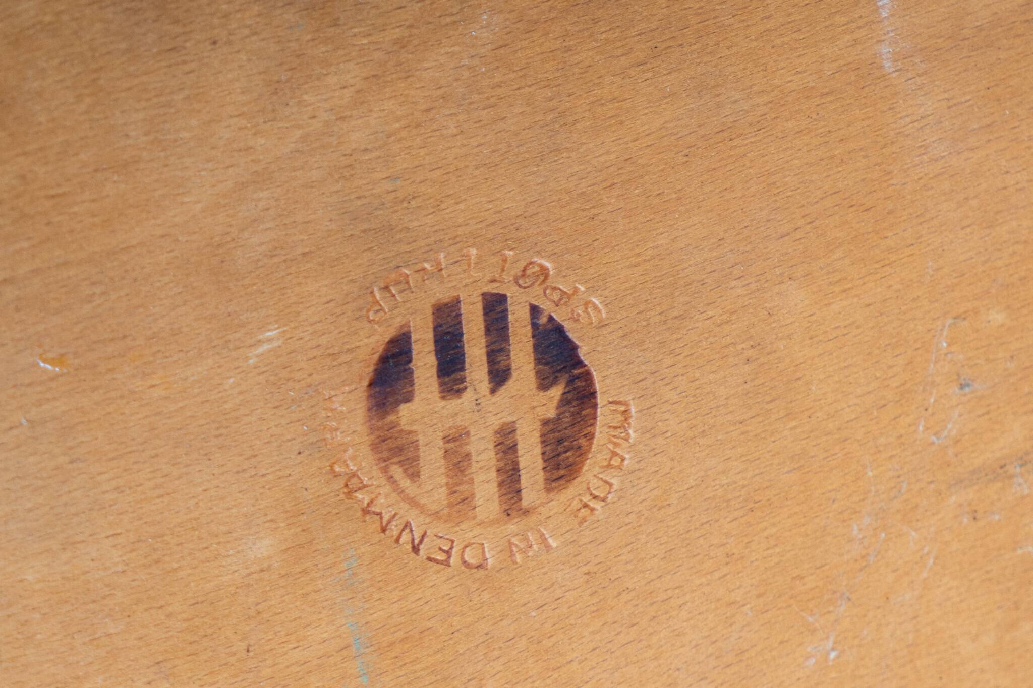 Rosewood stool by Hugo Frandsen for Spøttrup