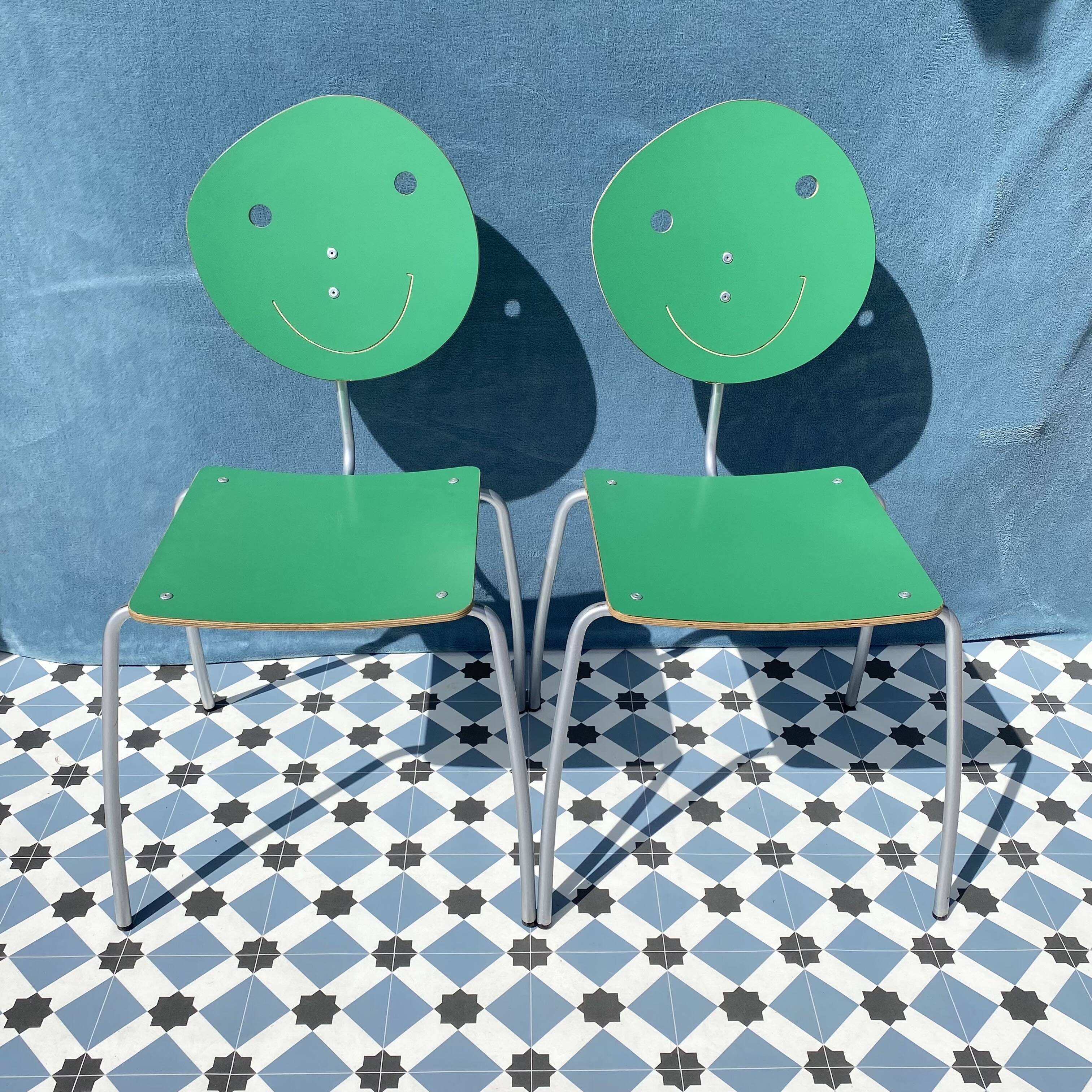 Set of Heart, Cloud, Smiley and Flower chairs by Agatha Ruiz de la Prada