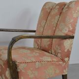 Set of 2 Swedish sculptural armchairs from the 1950s