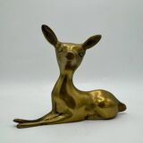 Vintage brass doe