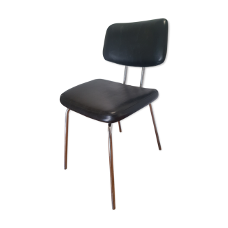 Metal chair and skai