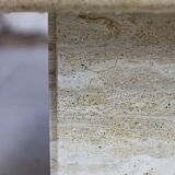 Italian travertine coffee table, 1980