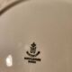 Large flat round plate design 70s Winterling Marktleuthen Bavaria