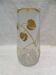 Beautiful acid-etched glass vase from Legras Saint Denis with chestnut tree decoration