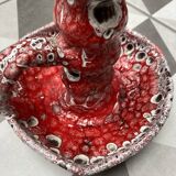 60s candle holder in red Fat Lava