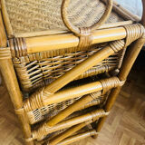 Rattan bedside table chiffonnier