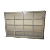 Verrière bois et simple vitrage
