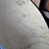 Meal table, oval, marble, 70