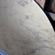 Meal table, oval, marble, 70