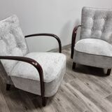 Armchairs by Jindrich Halabala for Up Závody, Set of 2