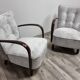 Fauteuils de Jindrich Halabala pour Up Závody, Set de 2