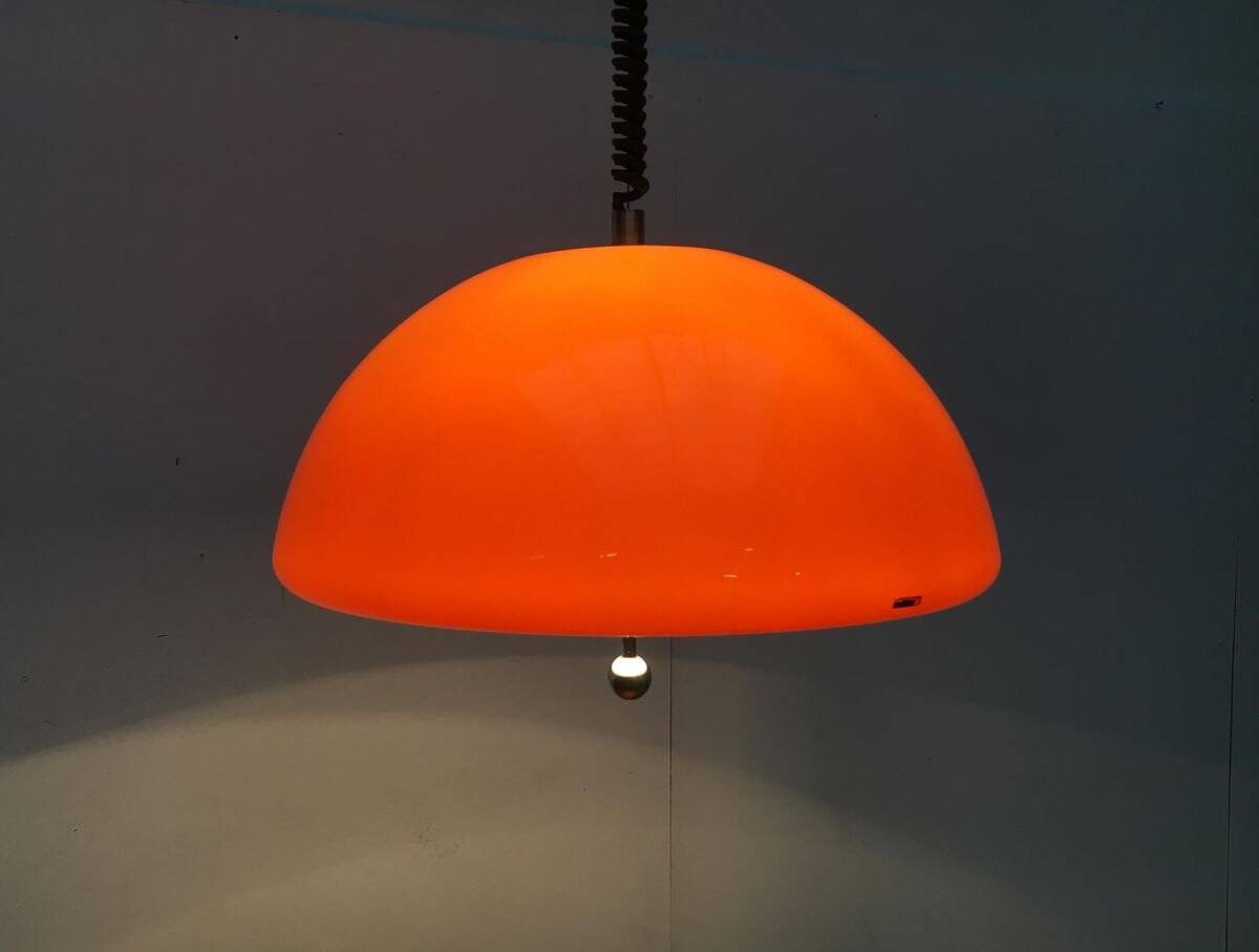 Space Age pendant lamp Cabras by Luigi Massoni for Guzzini