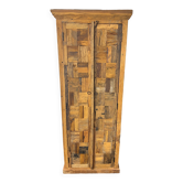 Armoire en patchwork de bois