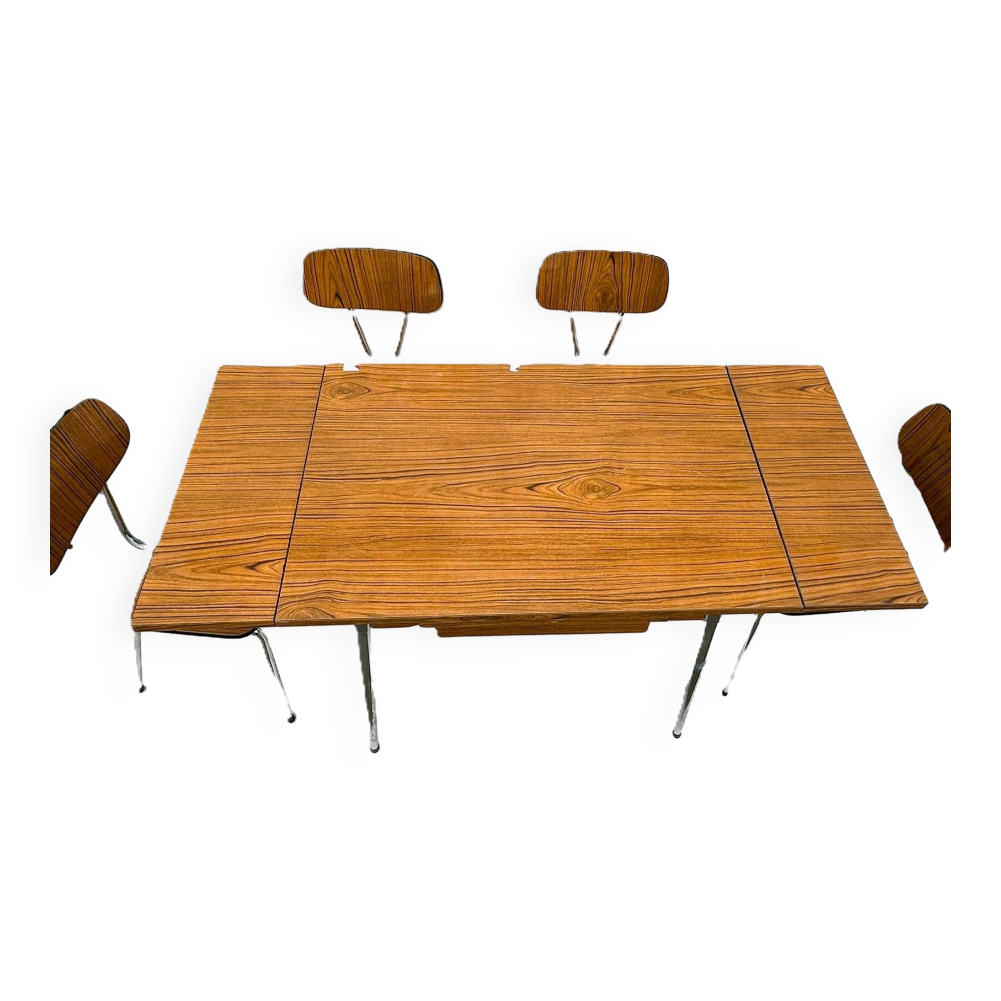 Lot de (1Table + 4 Chaises) "Supermatic"