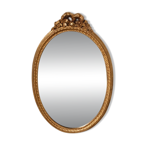 authentique miroir ovale