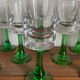 11 stemmed glasses