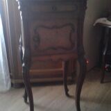 Bedside table on top and marble interior