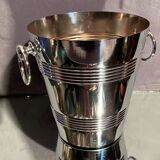 Champagne bucket with stainless steel handles