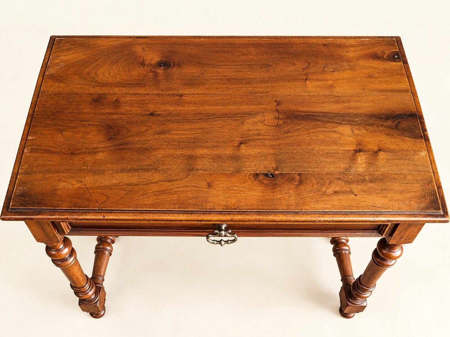Walnut Desk Louis XIII Style 19th Century