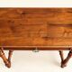 Walnut Desk Louis XIII Style 19th Century