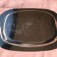 Scandinavian stainless steel tray rectangle rounded edges