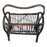 Porte revue rotin