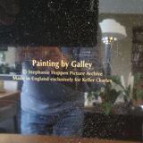 Vintage painted metal tray, still life