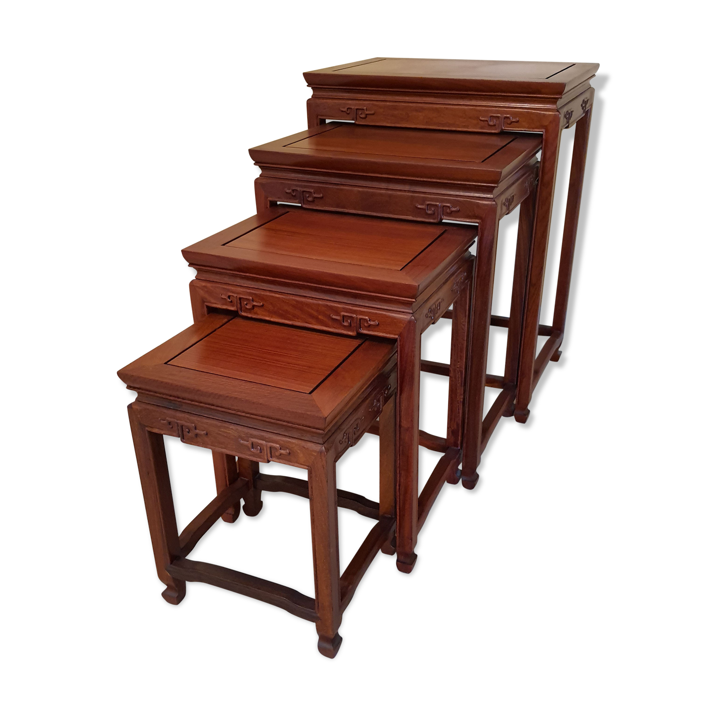 Tables trundle exotic wood China Asia XXeme