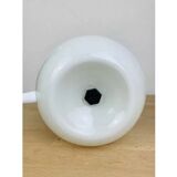 Lampe champignon opaline blanche vintage