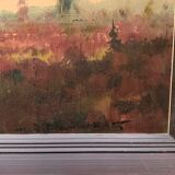 Landscape "Bruyère en fleurs". H.J. Pauwels