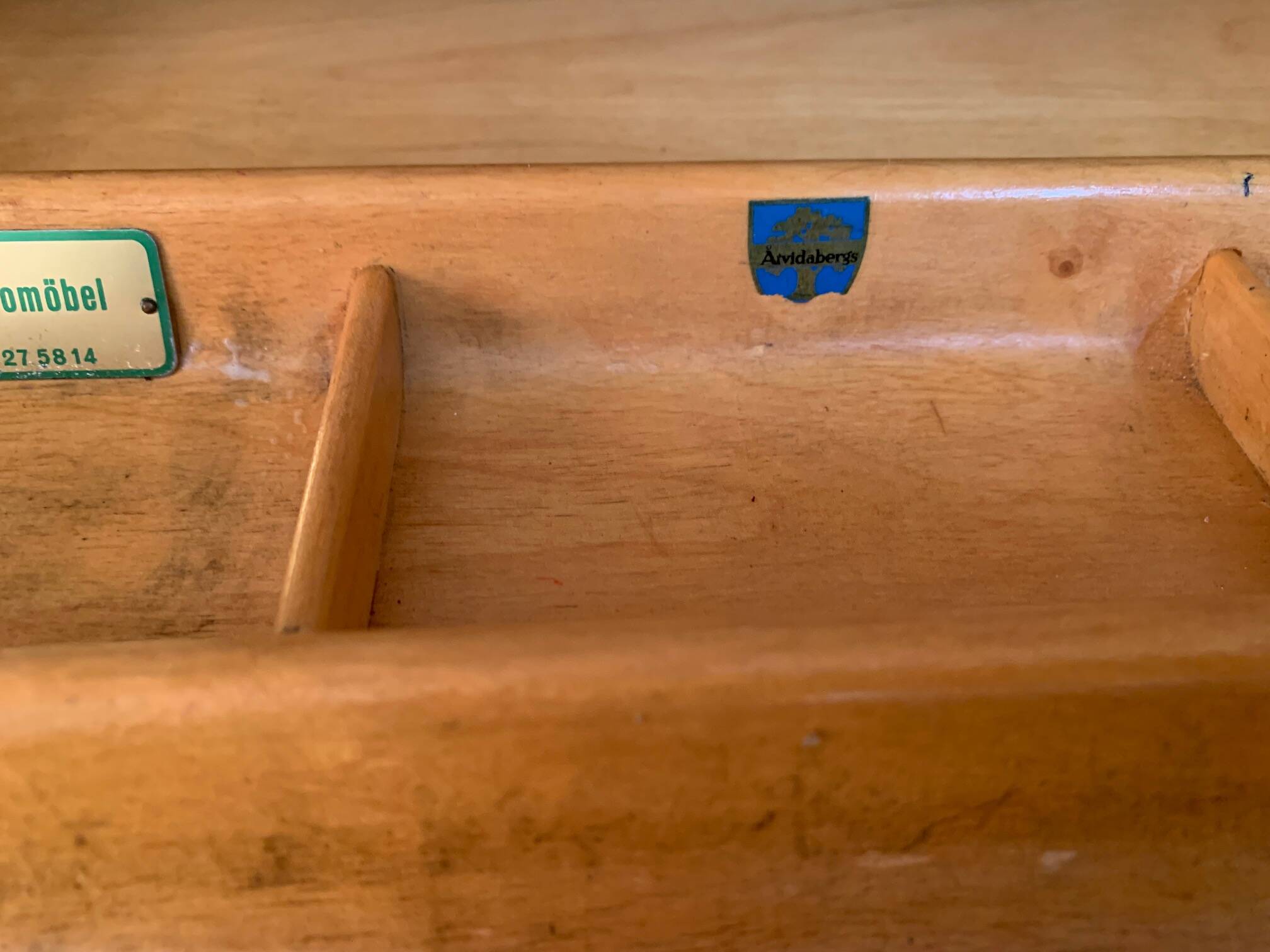 Desk designed by Gunnar Ericsson, Atvidaberg, Facit AB Buromöbel Zurich, Sweden, 1950s
