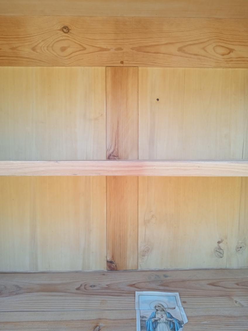 Solid cherry wood wardrobe