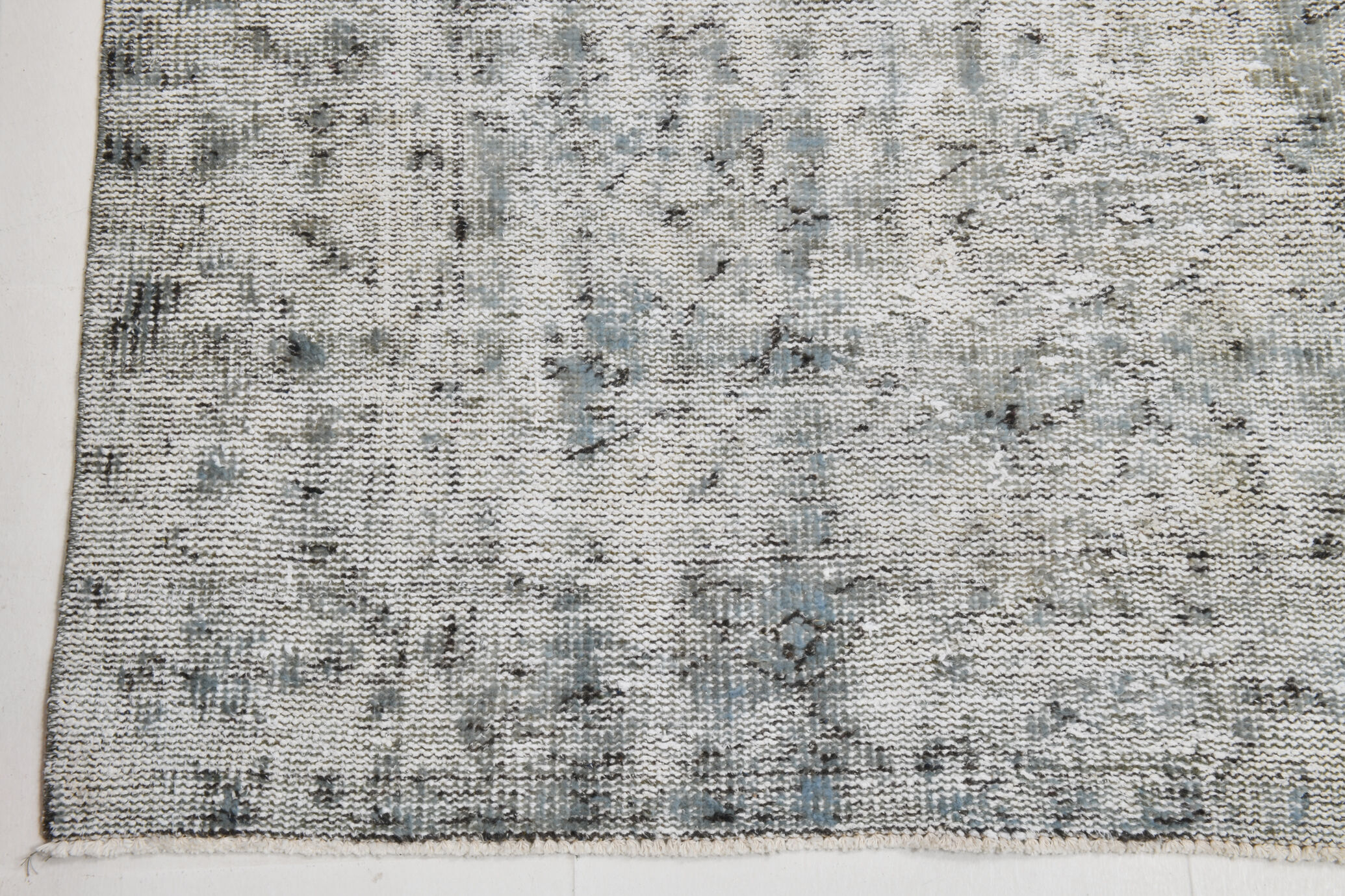 Classic gray & blue vintage rug 300x199cm