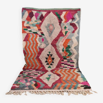 Tapis berbèrebohemian en laine fait main 250 X 150 CM