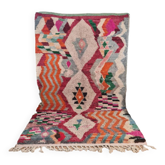 Berberbohemian handmade wool rug 250 X 150 CM