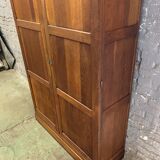 Vintage Parisian solid oak cabinet
